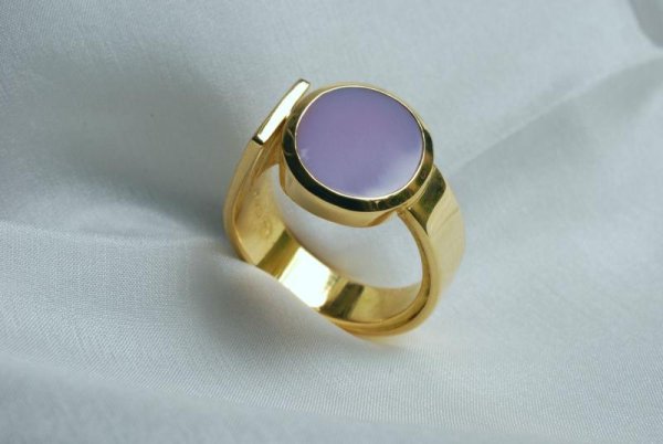 Siegelring in 750/- Gelbgold