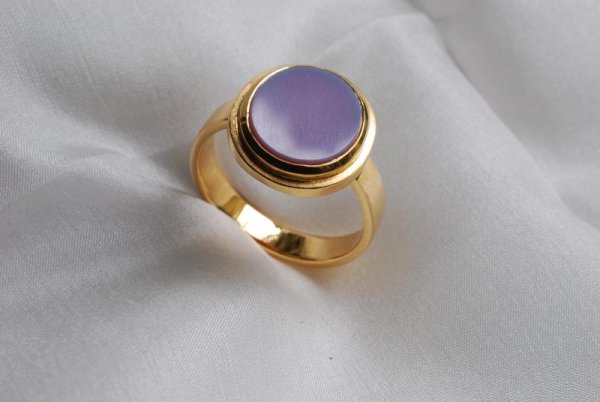 Siegelring in 750/- Gelbgold