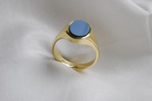 Siegelring in 585/- Gelbgold