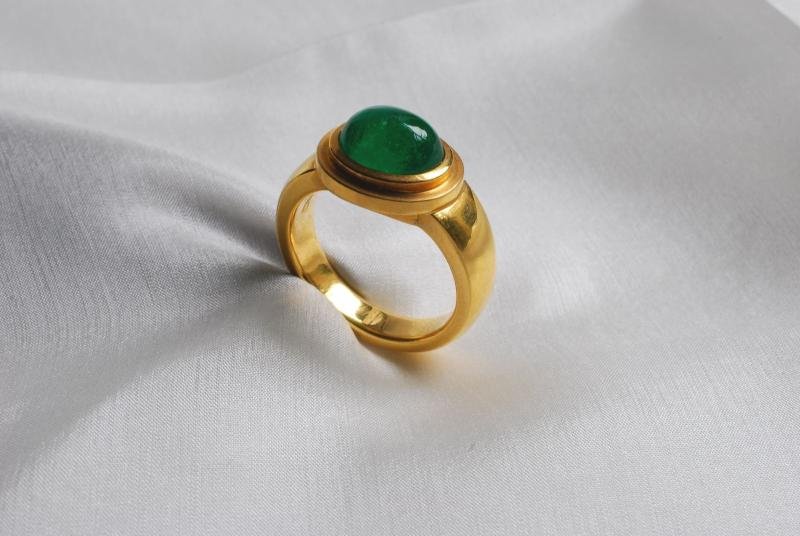 Schmuckring in 750/- Gelbgold