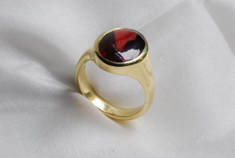 Siegelring in 750/- Gelbgold