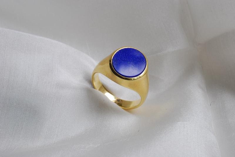 Siegelring in 750/- Gelbgold