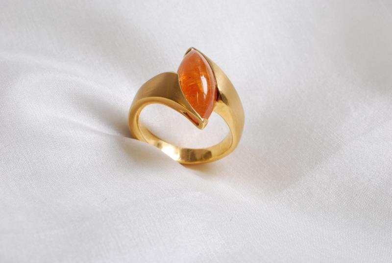 Schmuckring in 750/- Gelbgold