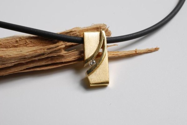Brillantanhänger in 750/- Gold