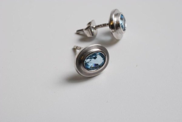 Ohrstecker in 750/- Weißgold