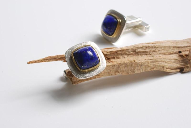 Manschettenknöpfe in Silber