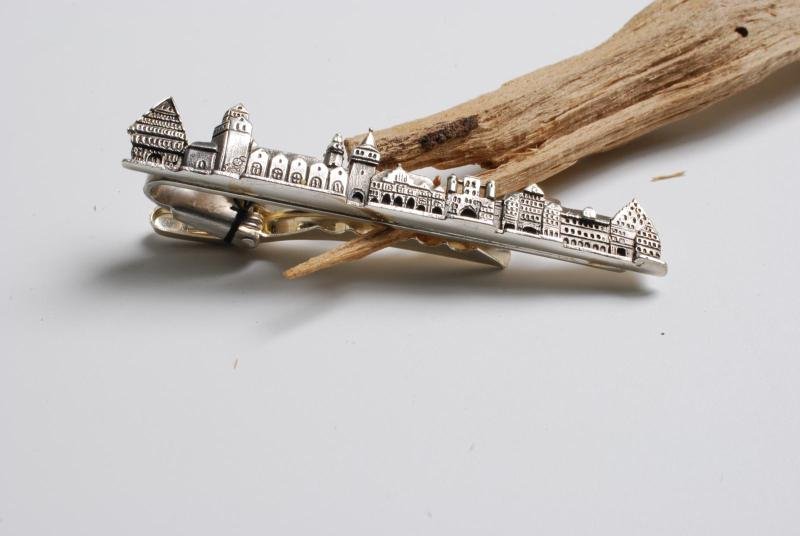 Krawattenklammer in 925/- Silber