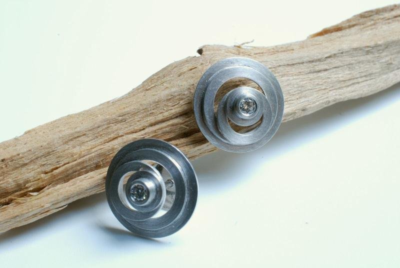 Ohrstecker in 750/- Weißgold