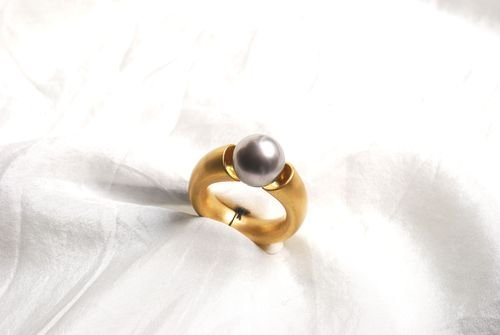 Ring in Gold mit Tahiti-Perle