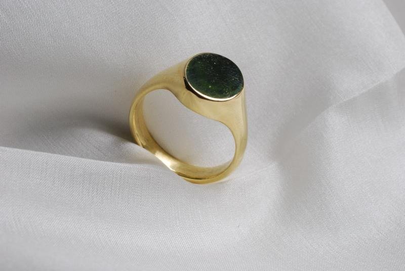 Siegelring in 585/- Gelbgold